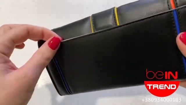 Кошелёк Whitney Large Rainbow Quilted Leather Chain Wallet смотреть онлайн