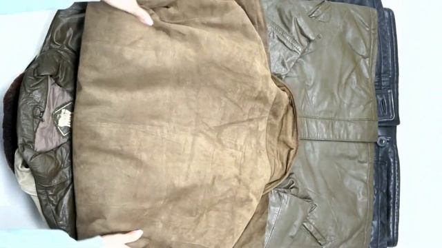 Мешок № 1200. Кожаные Куртки Винтаж, Швейцария! Арт 3667. Вес 35,2 кг. Кол-во 29 шт