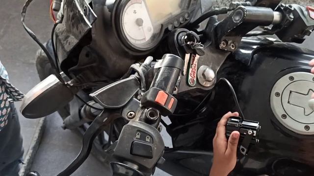 pulsar modified fog lamp/ led light-full installation projector light #ledlights #bikemodification