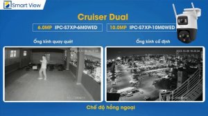 Camera 2 mắt Wifi iMOU Cruiser Dual 10MP IPC-S7XP-10M0WED Xoay 360 Ngoài Trời - Smart View Huế