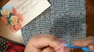 Красивый узор крючком для жилета №28