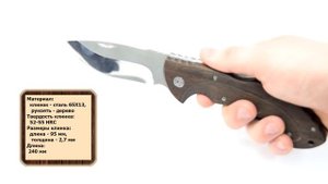 Нож Pirat S128 - Град