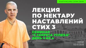 Семинар "3 секрета успеха и 3 стратегии его воплощения в жизнь". 4 из 4 (Сочи 02.01.2025г.)