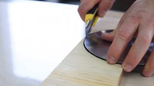 Круг кожаный для снятия заусенца и полировки , наклейка абразива на металлический диск