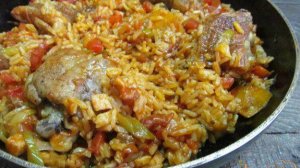 Курица с рисом по-испански