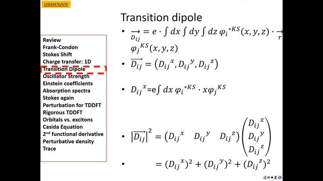 lecture #26 CHEM476/ projector, not edited