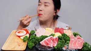 참치회 배꼽살 적신 황새치 뱃살 리얼사운드 먹방 ASMR RAW TUNA MUKBANG EATING SOUNDS NO TALKING | NAJIN