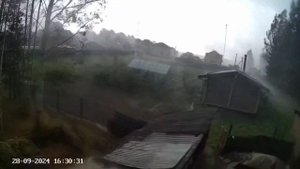 Торнадо.Березино (Московская область, г.о. Клин, 28 сентября 2024).