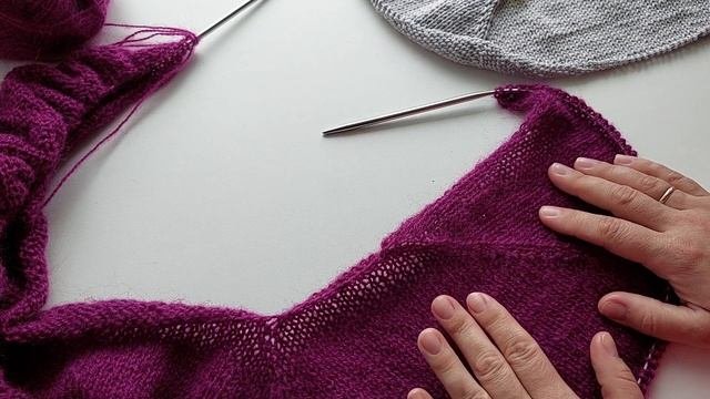 Новые процессы. Кардиганы спицами