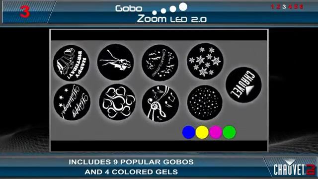 Chauvet Gobo Zoom LED 2.0 Custom Logo Projector смотреть онлайн