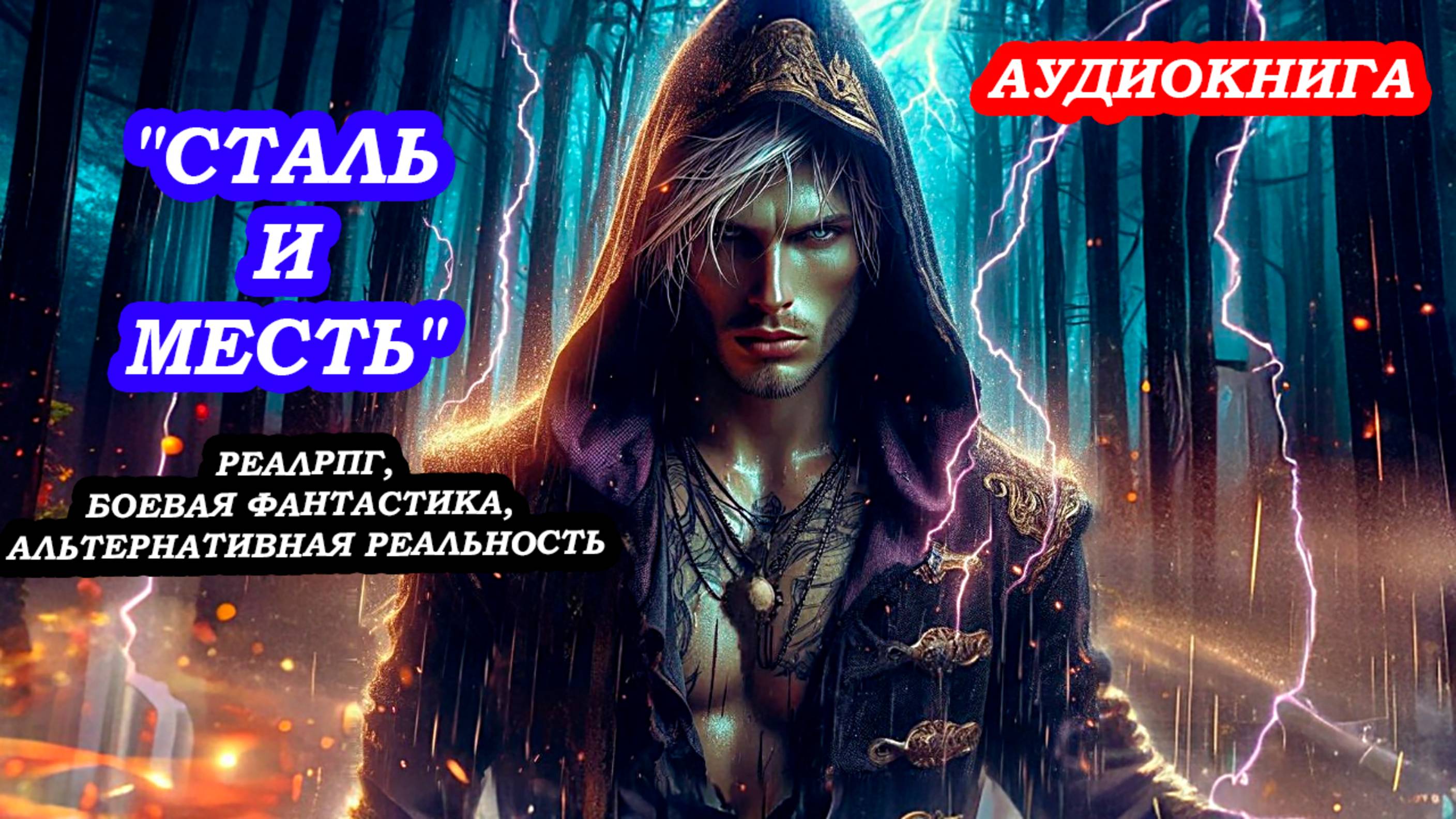 АУДИОКНИГА "Сталь и месть" РеалРПГ, БОЕВАЯ ФАНТАСТИКА, АЛЬТЕРНАТИВНАЯ РЕАЛЬНОСТЬ
