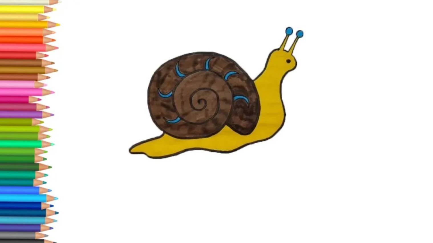 Как нарисовать Улитку 🐌