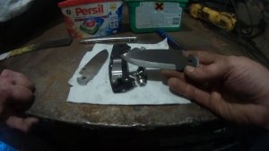 Изготовление нового  клинка для складного ножа Cold Steel