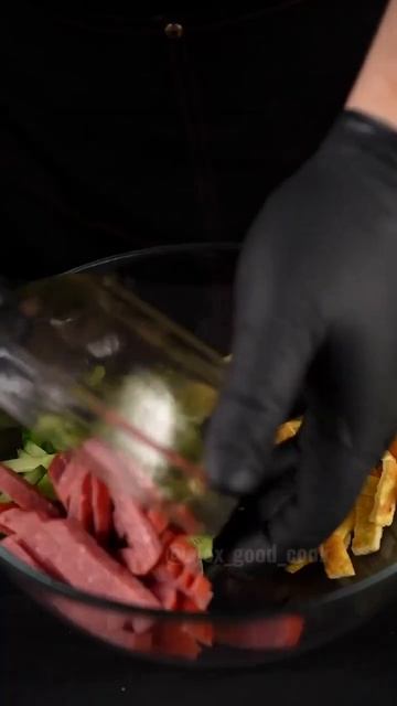 быстрый салат #tastyfood #быстрыйужин #быстрыерецепты #рецепт смотреть онлайн