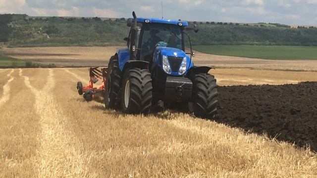 Плуг Kuhn Multimaster123, дали на пробу, настраиваем. 17.07.18 смотреть онлайн