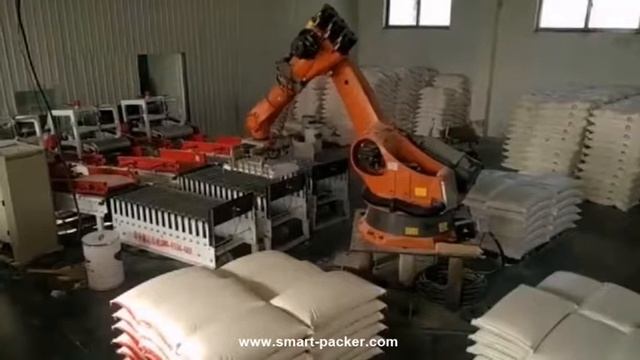 Порошок большой сумки робот ручной паллетизирующий станок сортировка паллизма оборудование смотреть онлайн