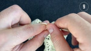 Овальная салфетка крючком, Марсела, 7-11