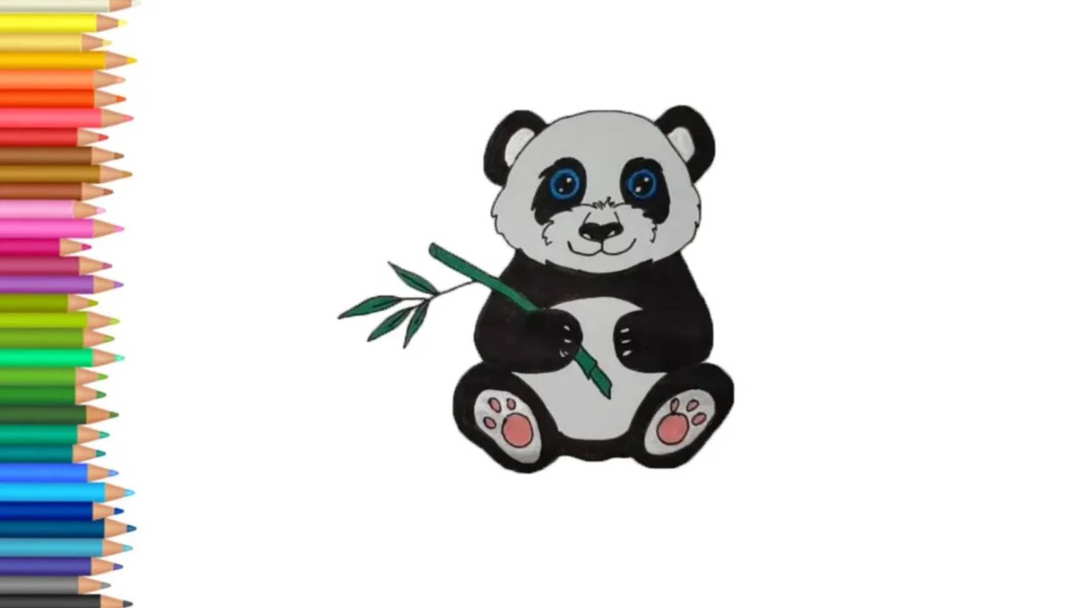 Как нарисовать милую Панду 🐼