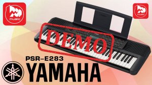 Синтезатор YAMAHA PSR-E283 - демонстрация звучания