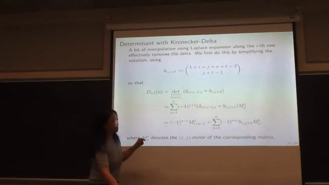 Symbolic evaluation of determinants and rhombus tilings of holey hexagons, part 1 смотреть онлайн