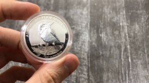 Серебряные инвестиционные монеты. Австралия 1 доллар  2021 год  Кукабарра Серебро