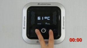 Поворот дисплея водонагревателя Ariston серии VELIS