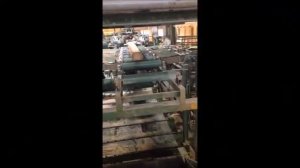 Линия на базе лесопильной рамы EWD БУ. WDT Maschinenbau GmbH, Австрия.