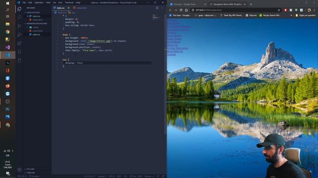 How to Create Transparent Drop Down Navigation Menu with CSS and HTML Tutorial смотреть онлайн