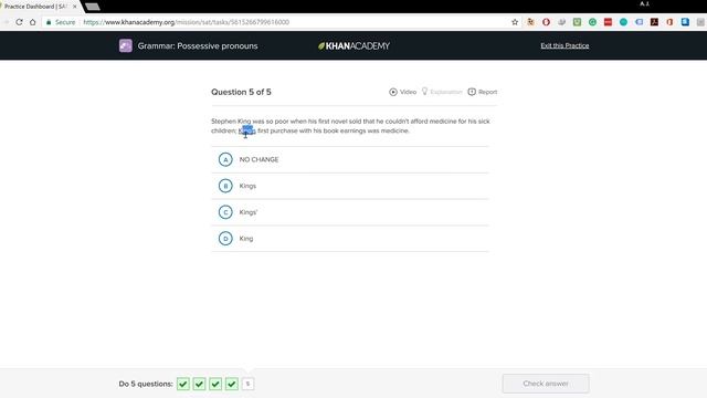 Grammar Course: Possessive Pronouns and Nouns смотреть онлайн