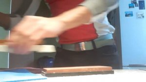 заточка японского кухонного ножа на водных камнях