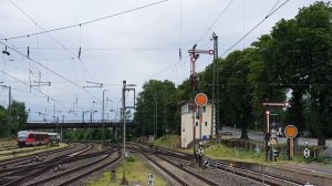 Семафор на станции в Германии