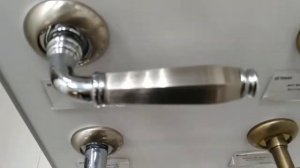 Ручка дверная. ENIGMA RM SN/CP-3. FUARO