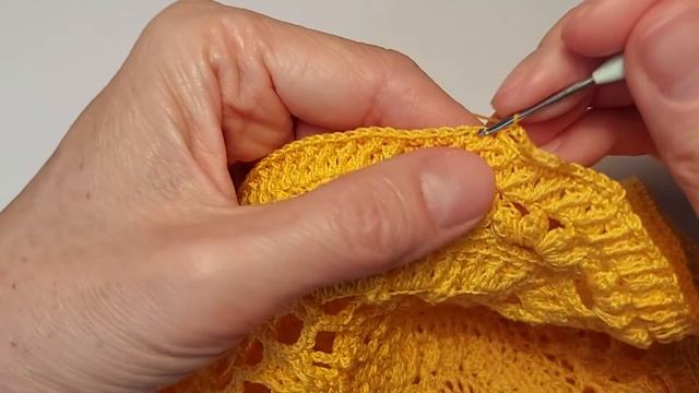 30-й ряд Рельефная салфетка крючком смотреть онлайн