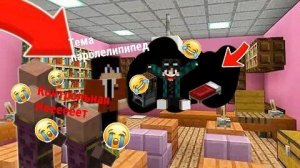 я построил секретную комнату в школе 😱🤣