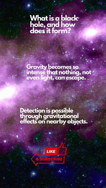 WHAT IS BACKHOLE AND DOES IT FORM #space #spacescience #universe #spacesciencechannel