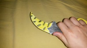 Керамбит из картона.Своими руками