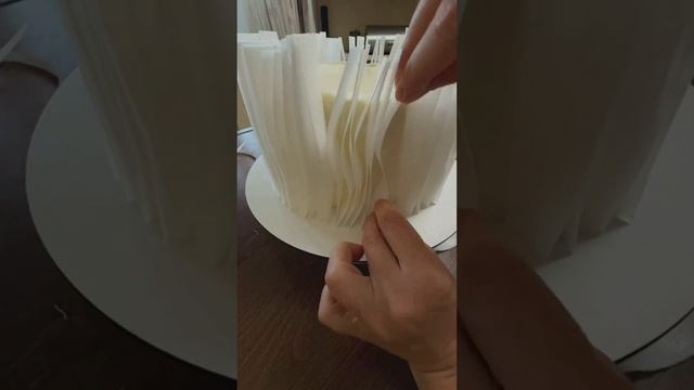 Декор из Вафельной бумаги Красивый и простой декор #shorts #декорторта #shortvideo #cooking