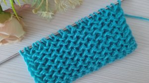 Потрясающий двухсторонний легкий узор..