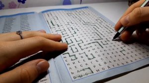 АСМР Разгадываю Филворд ~ ЖВАЧКА АСМР ~ ASMR FOR SLEEP 😴😴😴💕💕💕