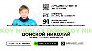 Донской Николай • Лучшие моменты Сибириус 2014-U11 • 23 — 25 января 2024