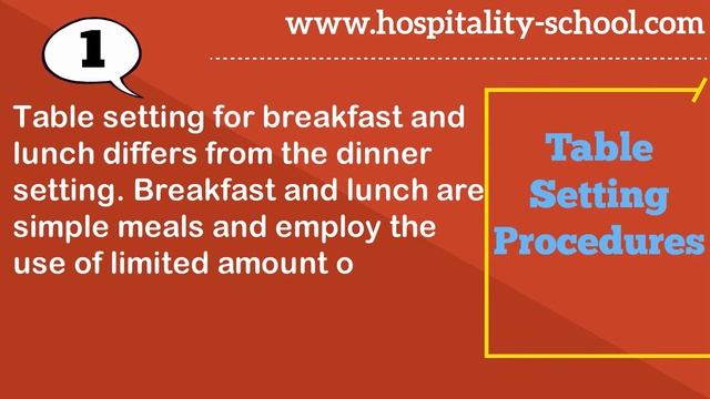 What is American Style Food Service - Feature, Table Setting, Service Procedure (Tutorial 23)
