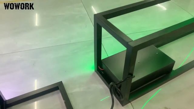WOWORK 3D app RGB neon letter