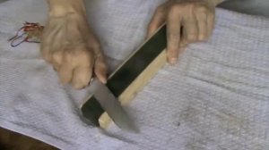 Правка ножа Opinel #12