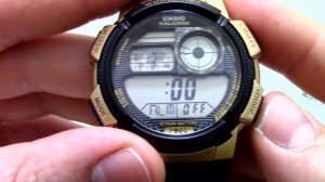 Часы Casio Illuminator AE-1000W-1A3 - Инструкция, как настроить от PresidentWatches.Ru