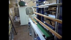 Укладчик погонажа в сушильные тележки после окраски