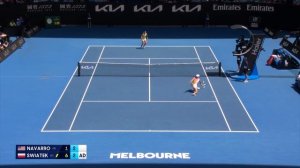 Emma Navarro v Iga Swiatek Highlights | Australian Open 2025 Quarterfinal