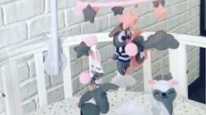 Детский МОБИЛЬ из фетра для маленькой ПРИНЦЕССЫ | Обзор