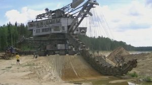 Воскресенский абзетцер - многоковшовый цепной экскаватор TAKRAF ERs 710 часть 1