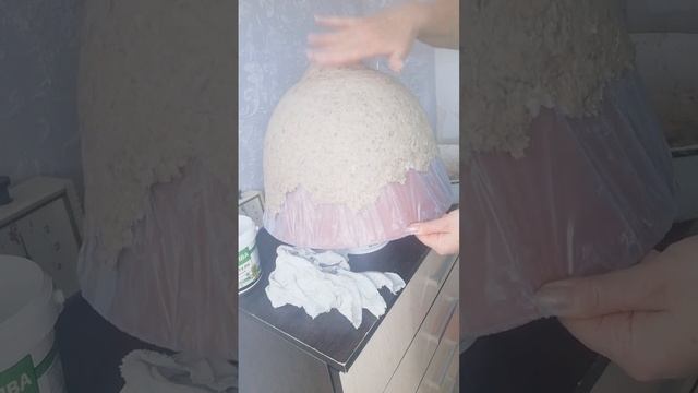 плафон на кухню из папье-маше.