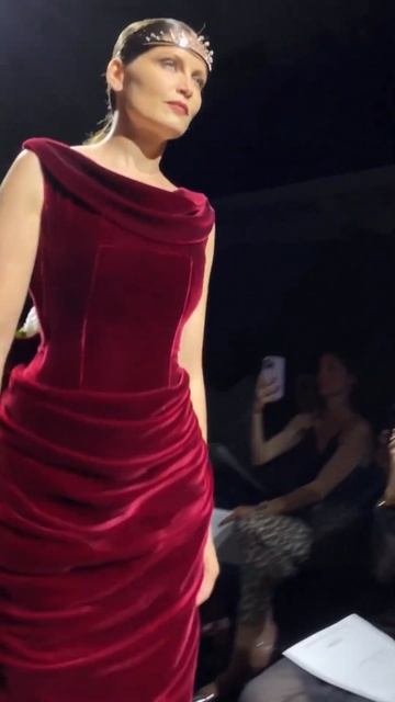 Laetitia Casta Closes Jean Paul Gaultier Fw23 Haute Couture by Julien Dossena  #jeanpaulgaltier